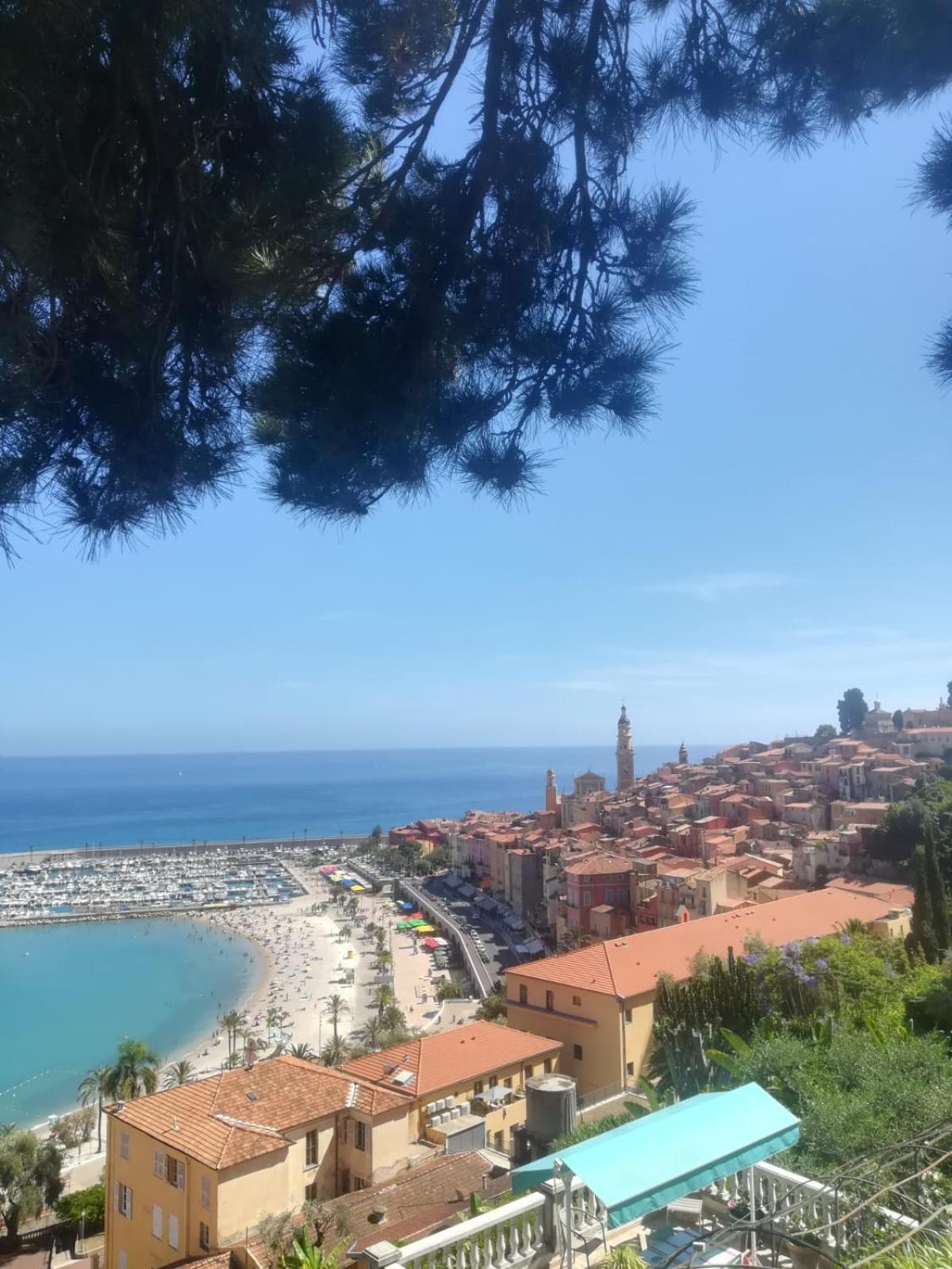 Les Rivages 2P Terrasse Parking Apartment Menton Exterior photo